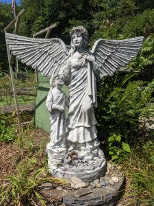 Angel statue Rosicrucian Church of Illumination Quakertown, Pennsylvania