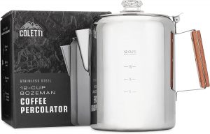 COLETTI Bozeman 12 Cup Coffee Percolator