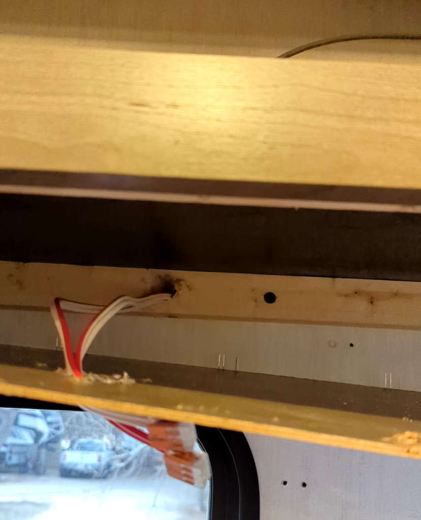 Repairing RV Water Intrusion - Hidden screws in upper cabinet