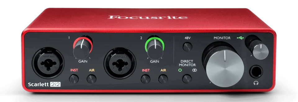Picture of the Focusrite Scarlet 2i2